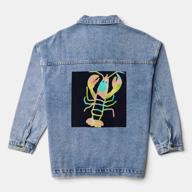 Chaqueta Vaquera Langosta de neón (Reverso )