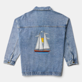Chaqueta Vaquera Lanikai Beach Sailor Náutico Costero Desi