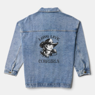 Chaqueta Vaquera Larga vida a las vacas, Country Western Cowgirl