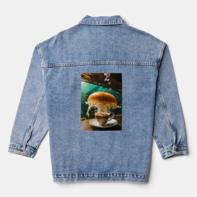 Chaqueta Vaquera Latte Break Under the Sea (Reverso )