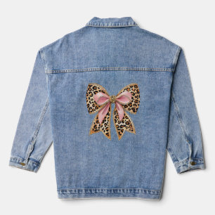 Chaqueta Vaquera Lazo coqueto moderno