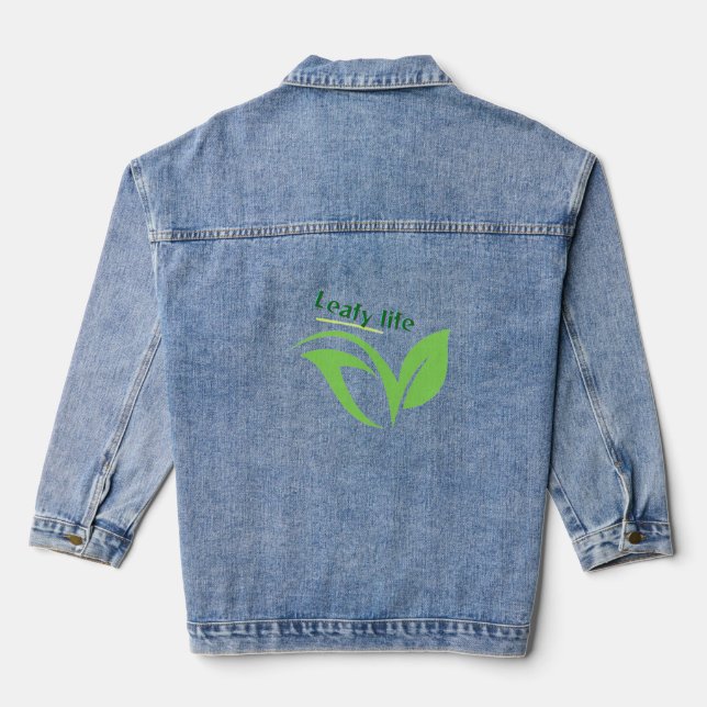 Chaqueta Vaquera Leafy life (Reverso )