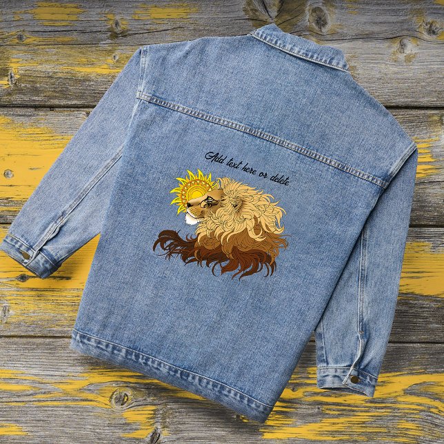 Chaqueta Vaquera León amarillo negro Mandal Sun (Subido por el creador)