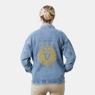 Chaqueta Vaquera León con Corona - Estilo Oro 4
