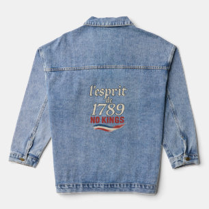 Chaqueta Vaquera l'esprit de 1789 No Kings