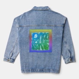 Chaqueta Vaquera “Let There Be Peace” Denim Jean Jacket