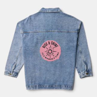 Chaqueta Vaquera Levántate y resplandece, es tiempo de las mujeres