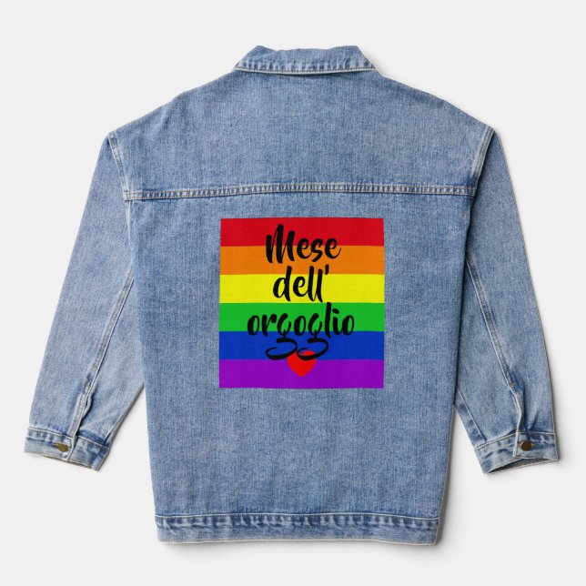 Chaqueta Vaquera #LGBT #love #primo #gay #lesbian #libertad #desfil (Reverso )