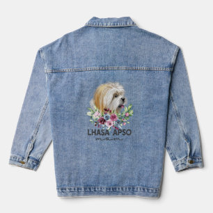 Chaqueta Vaquera Lhasa Apso Shirt Gifts Dog Mom