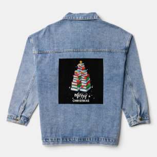 Chaqueta Vaquera Libro Navidad Árbol Regalo De Navidad Para Libros 