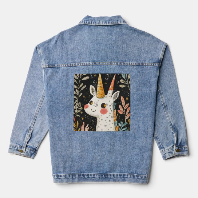 Chaqueta Vaquera Licorne fantaisiste 🌟🦄 (Reverso )
