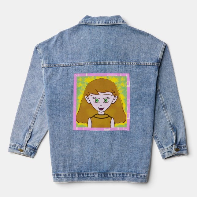 Chaqueta Vaquera Lindo Rosa Alegre  (Reverso )