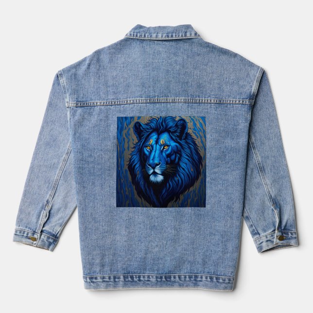 Chaqueta Vaquera LION ART Denim Jacket (Reverso )