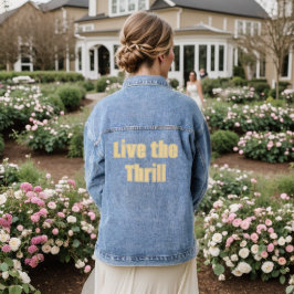 Chaqueta Vaquera Live the Thrill Denim Jacket