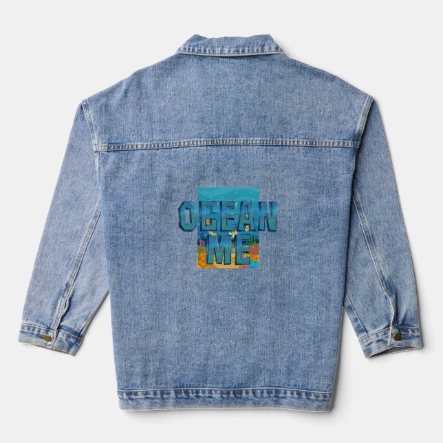 Chaqueta Vaquera Llévame al Océano (Reverso )