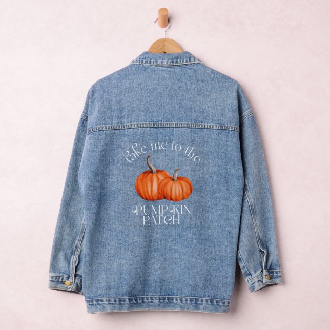 Chaqueta Vaquera Llévame Al Parche De La Calabaza (Hangar)
