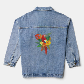 Chaqueta Vaquera Lloro Tropical en Flor