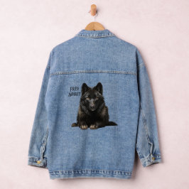Chaqueta Vaquera Lobo negro de espíritu libre