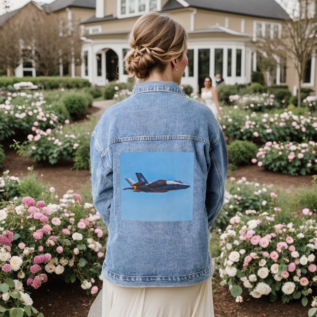 Chaqueta Vaquera Lockheed Martin F-35A Lightning II (Reverso Boda)
