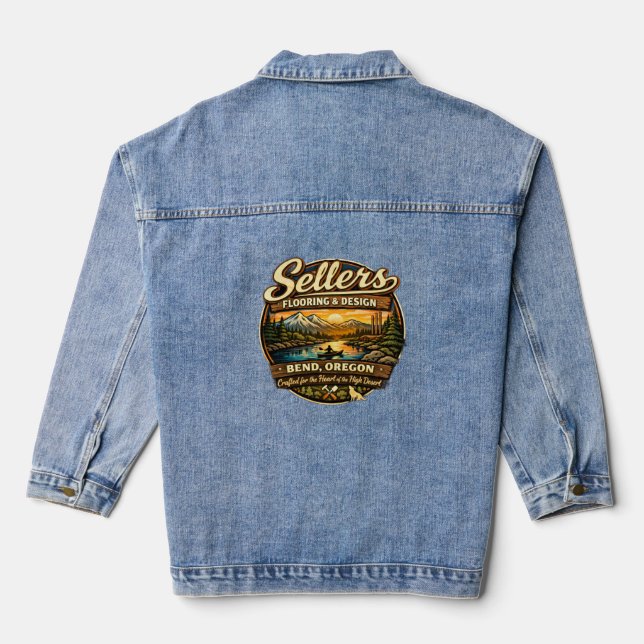 Chaqueta Vaquera logo shirt  (Reverso )