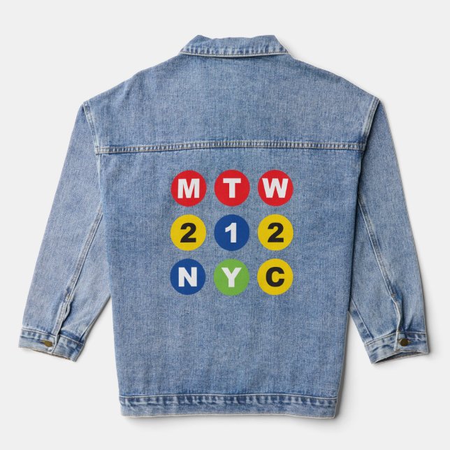 Chaqueta Vaquera logotipo de MTW (Reverso )