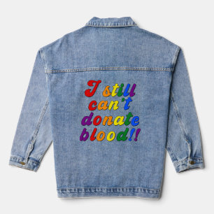 Chaqueta Vaquera Los LGBT todavía no pueden donar sangre