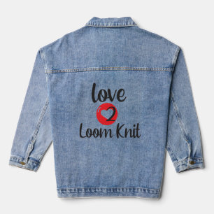 Chaqueta Vaquera Love 2 Loom Knit