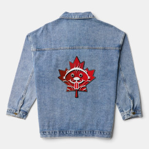 Chaqueta Vaquera  LOVE Castor/ Maple Bandera Canada by Masanser