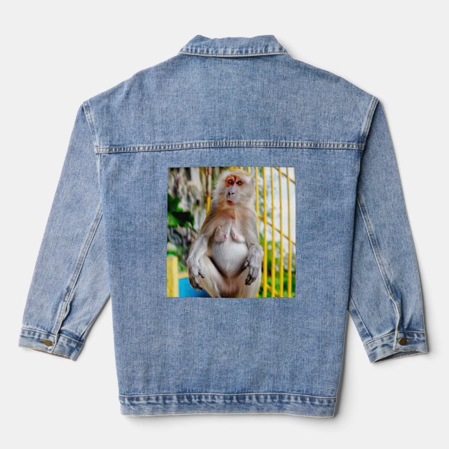 Chaqueta Vaquera Macaco cangrejero (Reverso )
