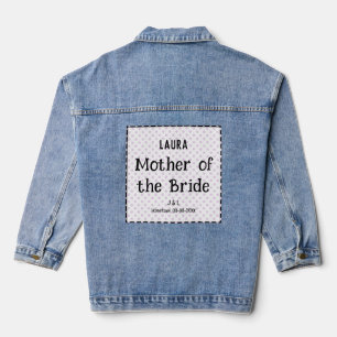 Chaqueta Vaquera Madre de la Novia Boda Personalizada con Estilo