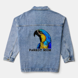 Chaqueta Vaquera Madre del loro azul de Macao