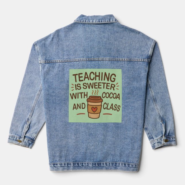 Chaqueta Vaquera maestro (Reverso )