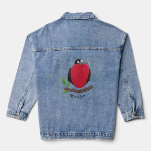 Chaqueta Vaquera Magnífico personalizado de pájaro fragata