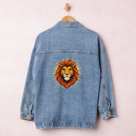 Chaqueta Vaquera Majestic Lion – King of Power and Authority