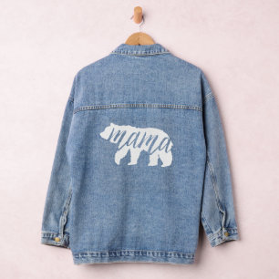 Chaqueta Vaquera Mama Bear   Familia coincidente