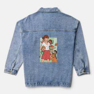 Chaqueta Vaquera Mamá con caos infantil