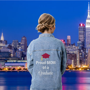 Chaqueta Vaquera Mamá orgullosa de un graduado