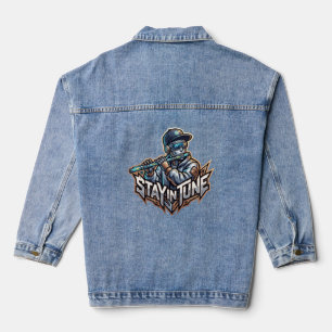 Chaqueta Vaquera Mantente en sintonía – Vibraciones inspiradas