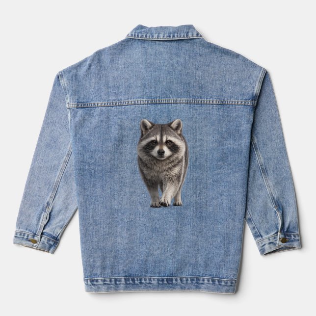 Chaqueta Vaquera Mapache Aproximándose (Reverso )