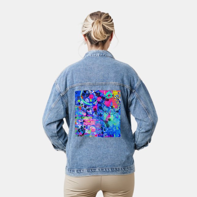 Chaqueta Vaquera Mar de Graffiti 1 (Modelo)