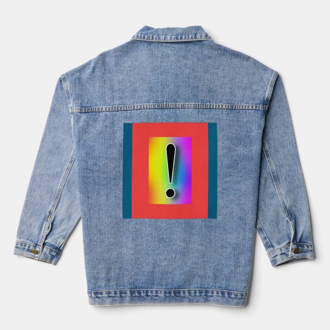 Chaqueta Vaquera ¡Marca de exclamación! (Reverso )