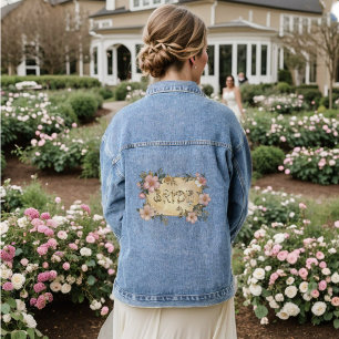 Chaqueta Vaquera Marco floral Novia Denim Jacket