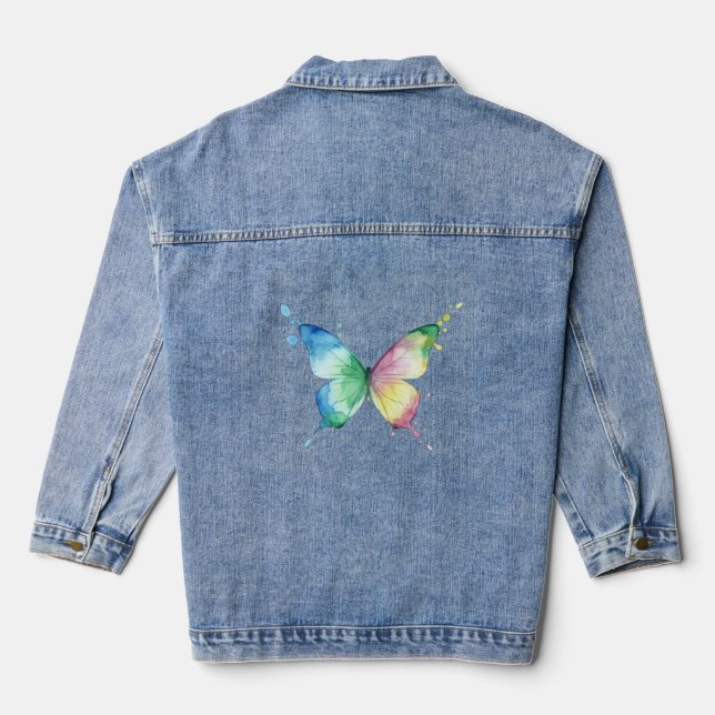 Chaqueta Vaquera Mariposa (Reverso )