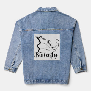 Chaqueta Vaquera Mariposa antisocial