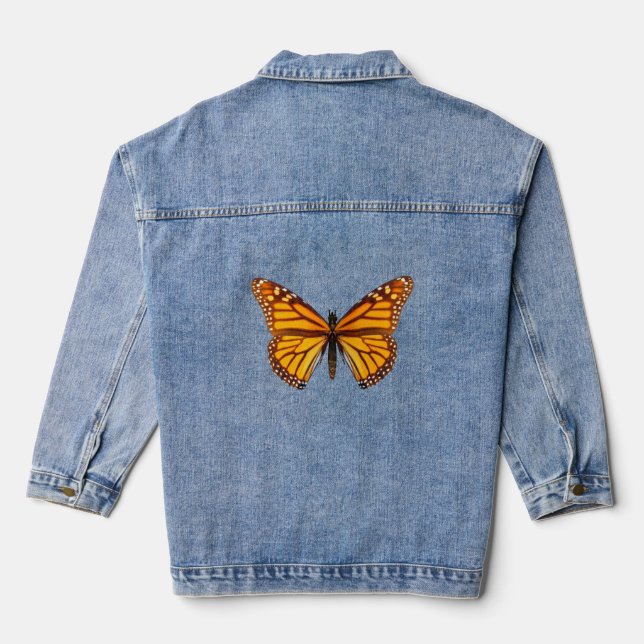 Chaqueta Vaquera Mariposa monarca (Reverso )