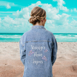 Chaqueta Vaquera Más fuerte que el Lupus