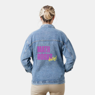 Chaqueta Vaquera ¡Math Rocks Daily! Guay