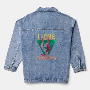 Chaqueta Vaquera Me Encanta La Gimnasia Gimnasia Tumblando Equipo G