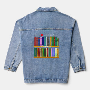 Chaqueta Vaquera Me encanta leer Books Thunder_Cove