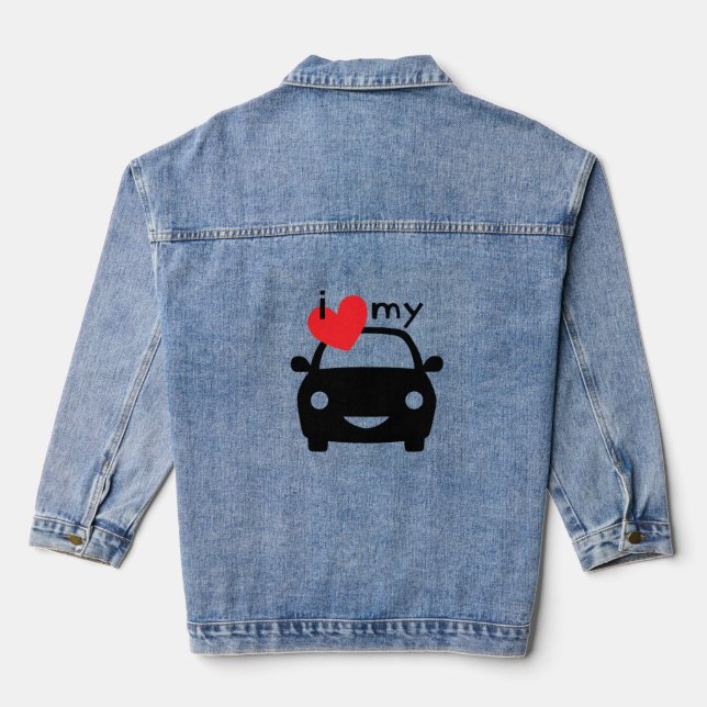 Chaqueta Vaquera ¡Me encanta mi coche! (Reverso )